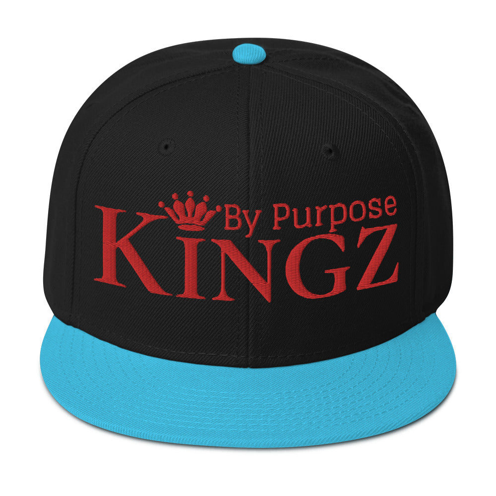Kingz By Purpose Snapback-Kappe „Wolfpack“ in Rot