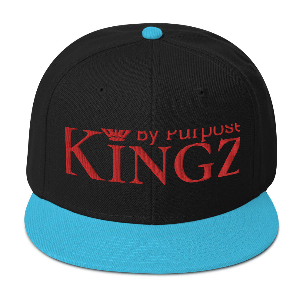 Kingz By Purpose Snapback-Kappe „Wolfpack“ in Rot