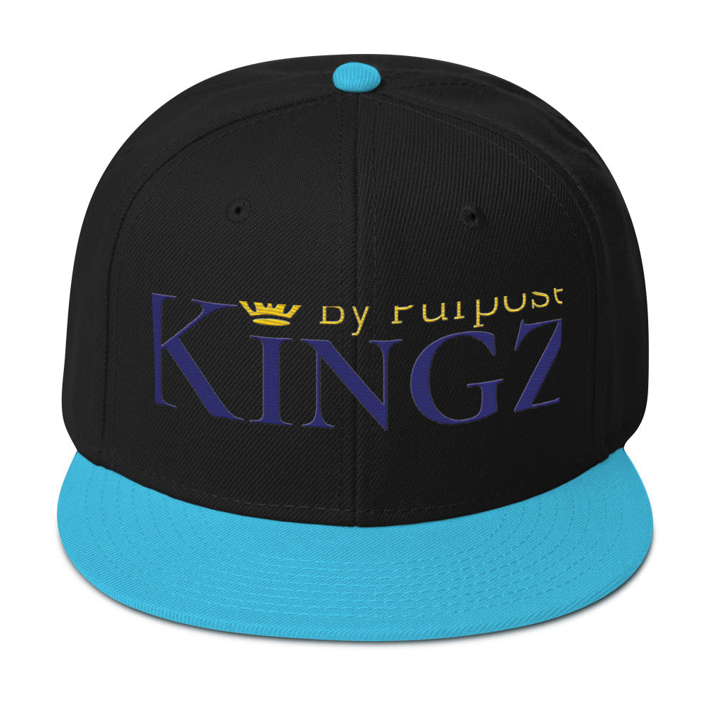 Kingz By Purpose Royal Combo (Purple/Gold/Gold) Snapback