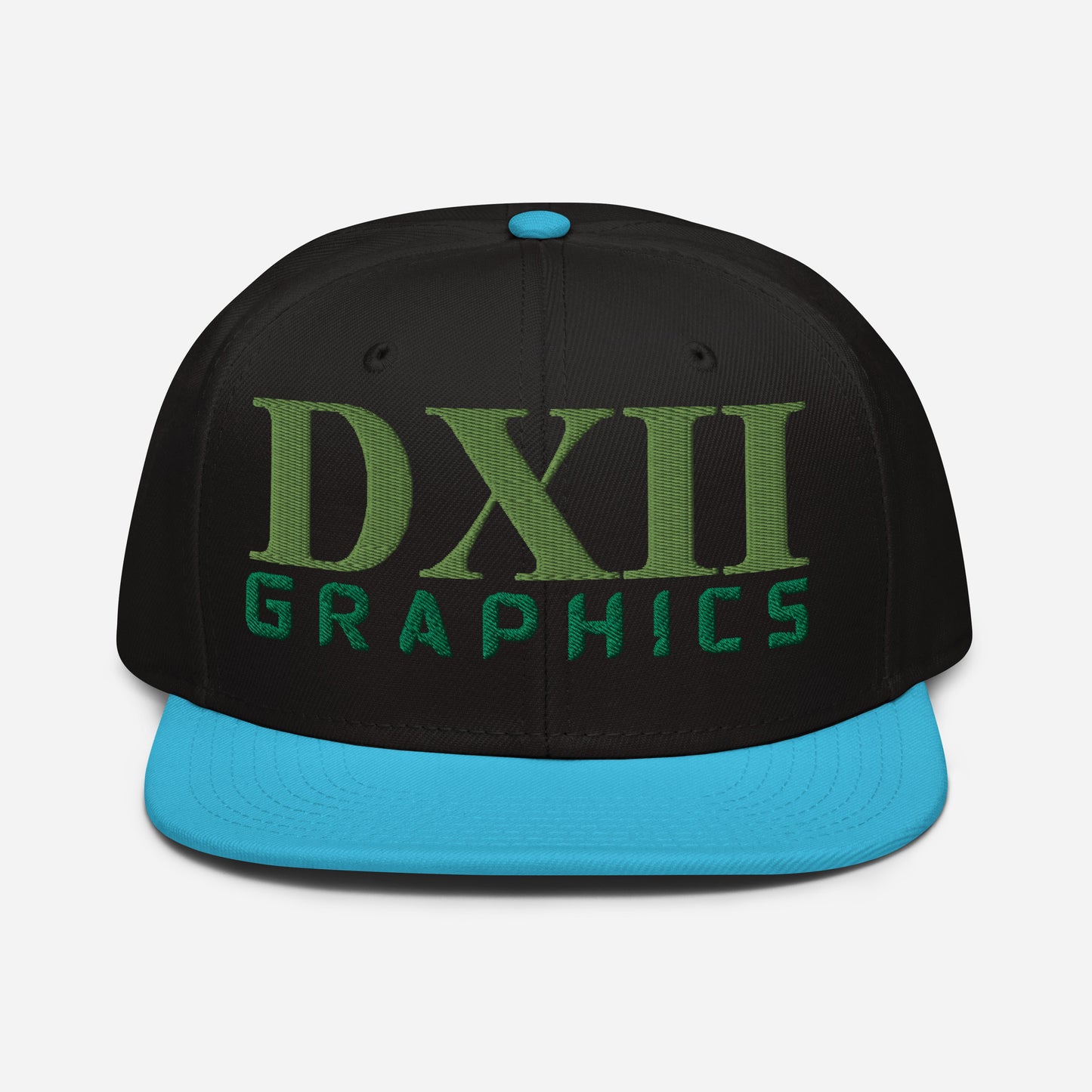 DXII/512 Graphics Kiwi Green/Kelly Green (Snapback)