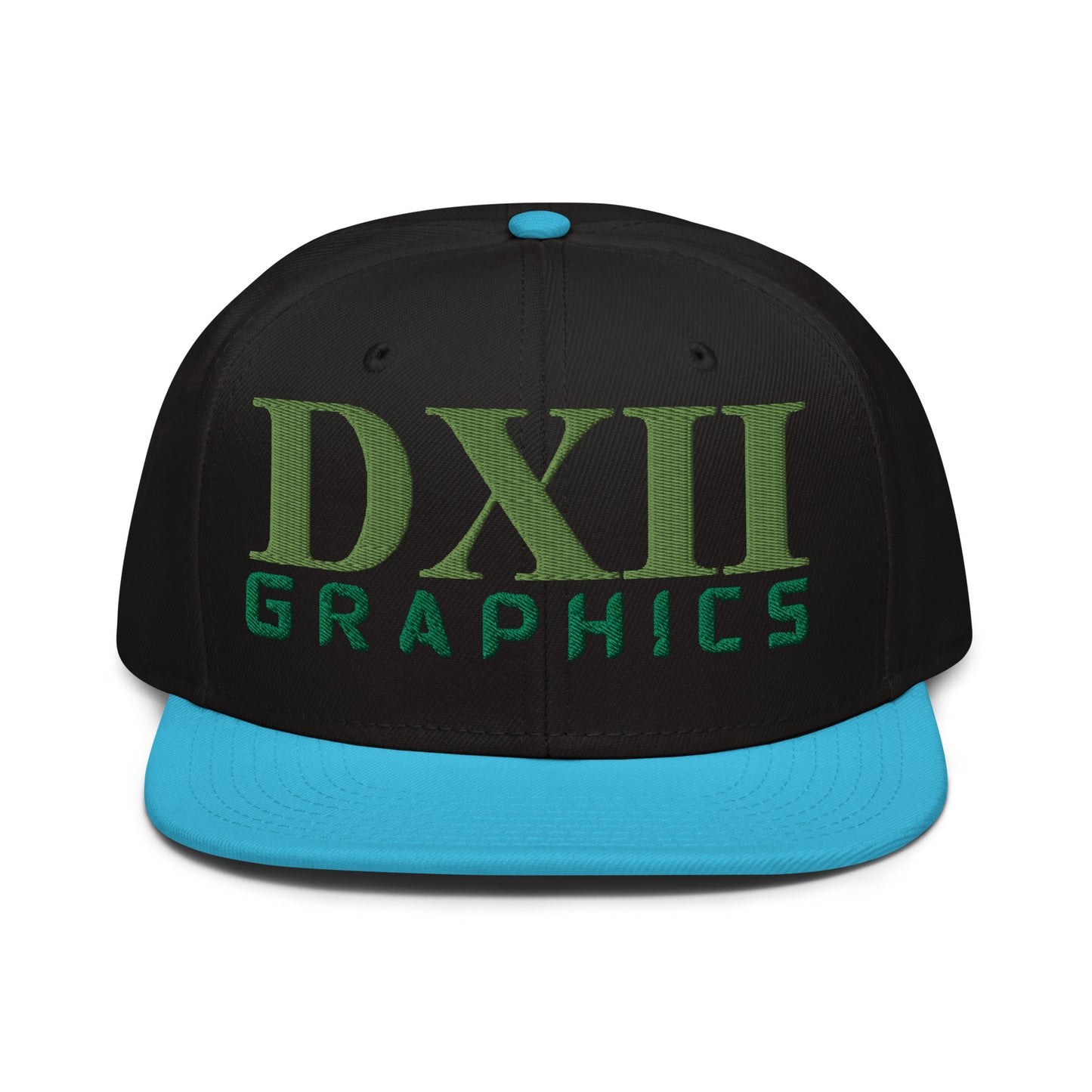 DXII/512 Graphics Kiwi Green/Kelly Green (Snapback)