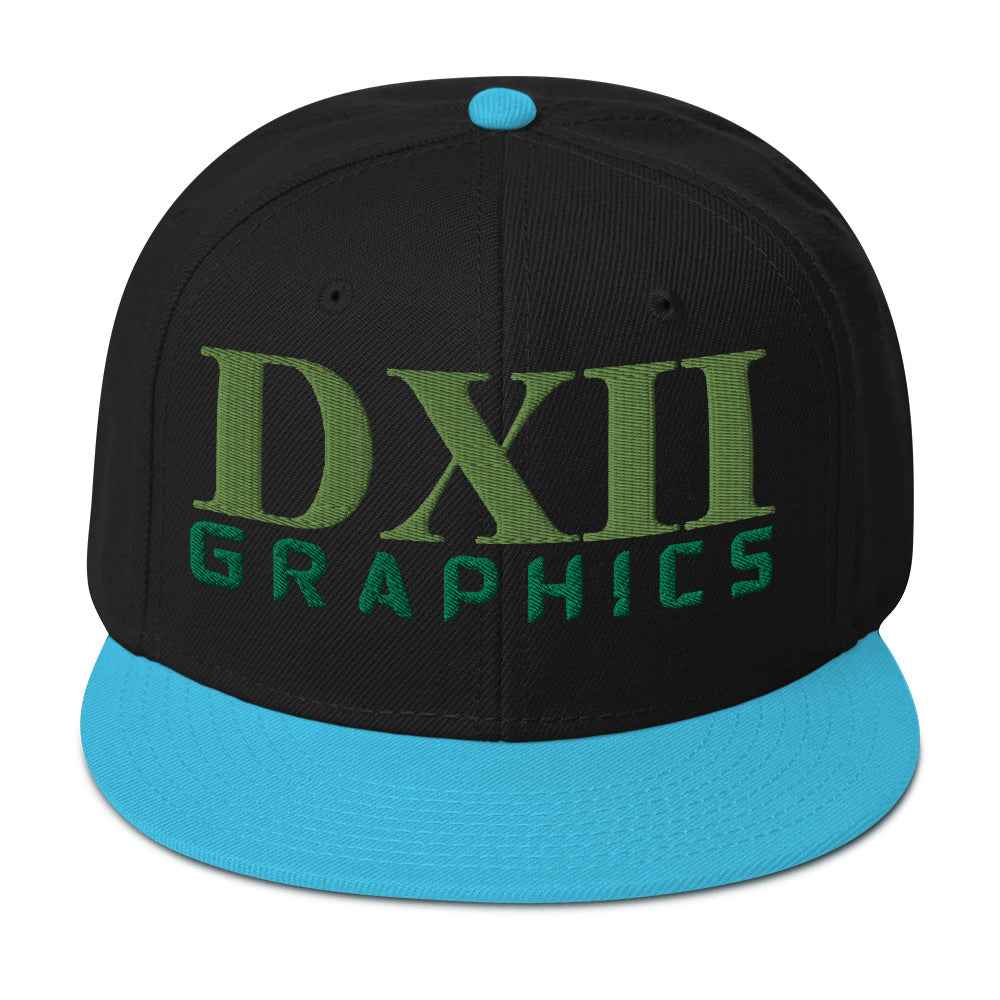 DXII/512 Graphics Kiwi Green/Kelly Green (Snapback)