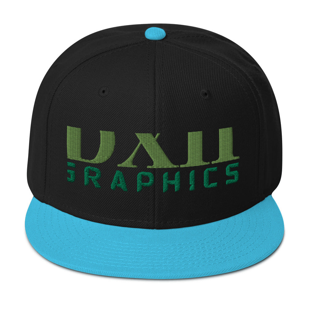 DXII/512 Graphics Kiwi Green/Kelly Green (Snapback)