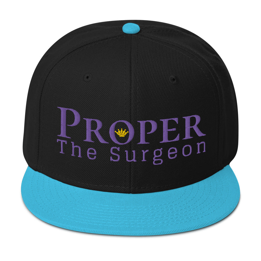 Proper The Surgeon Royal Combo (Lila/Lila/Gold) II Snapback-Mütze