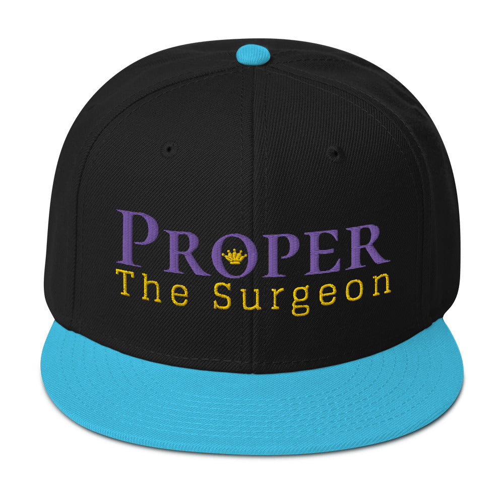 Proper The Surgeon Royal Combo (Purple/Gold/Gold) II Snapback Hat