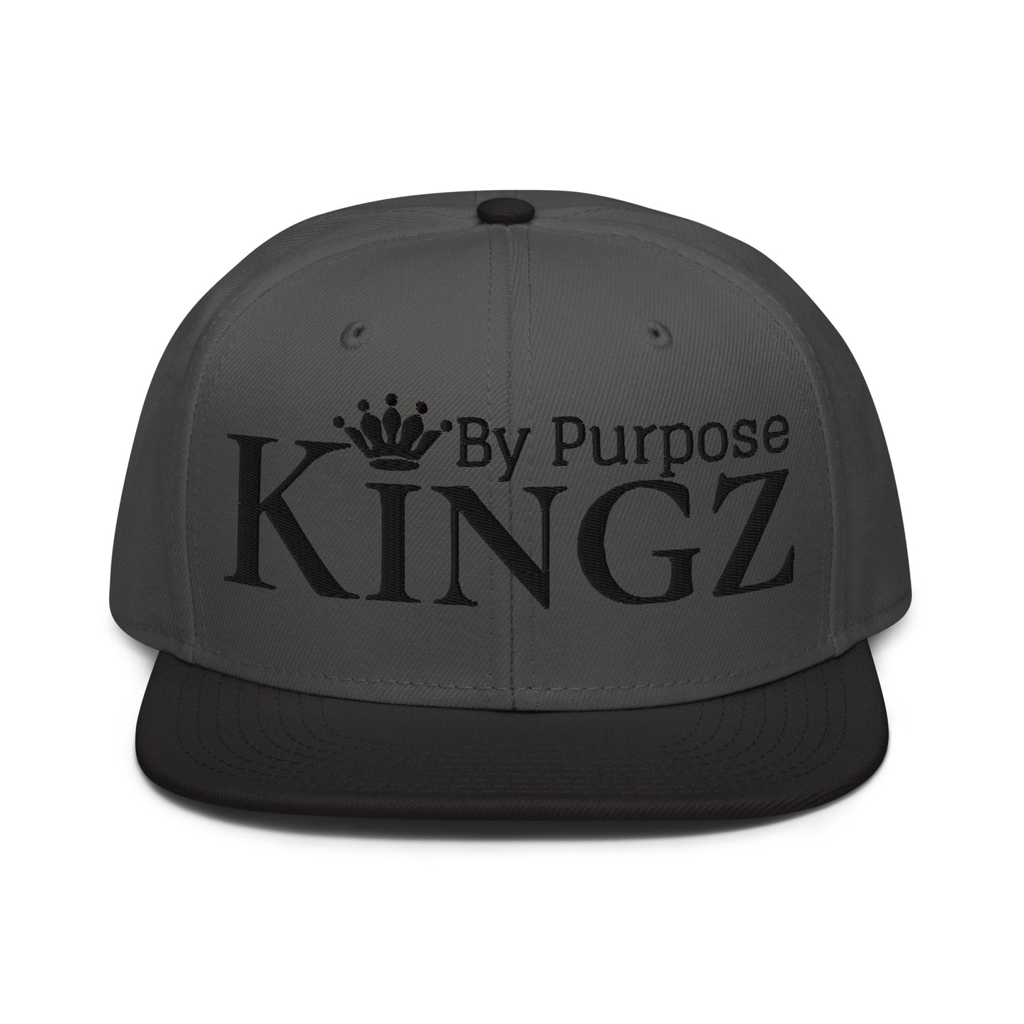 Snapback-Kappe „Kingz By Purpose“ in Schwarz