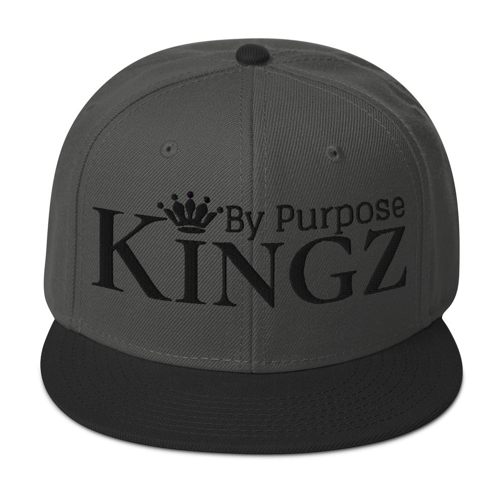 Snapback-Kappe „Kingz By Purpose“ in Schwarz