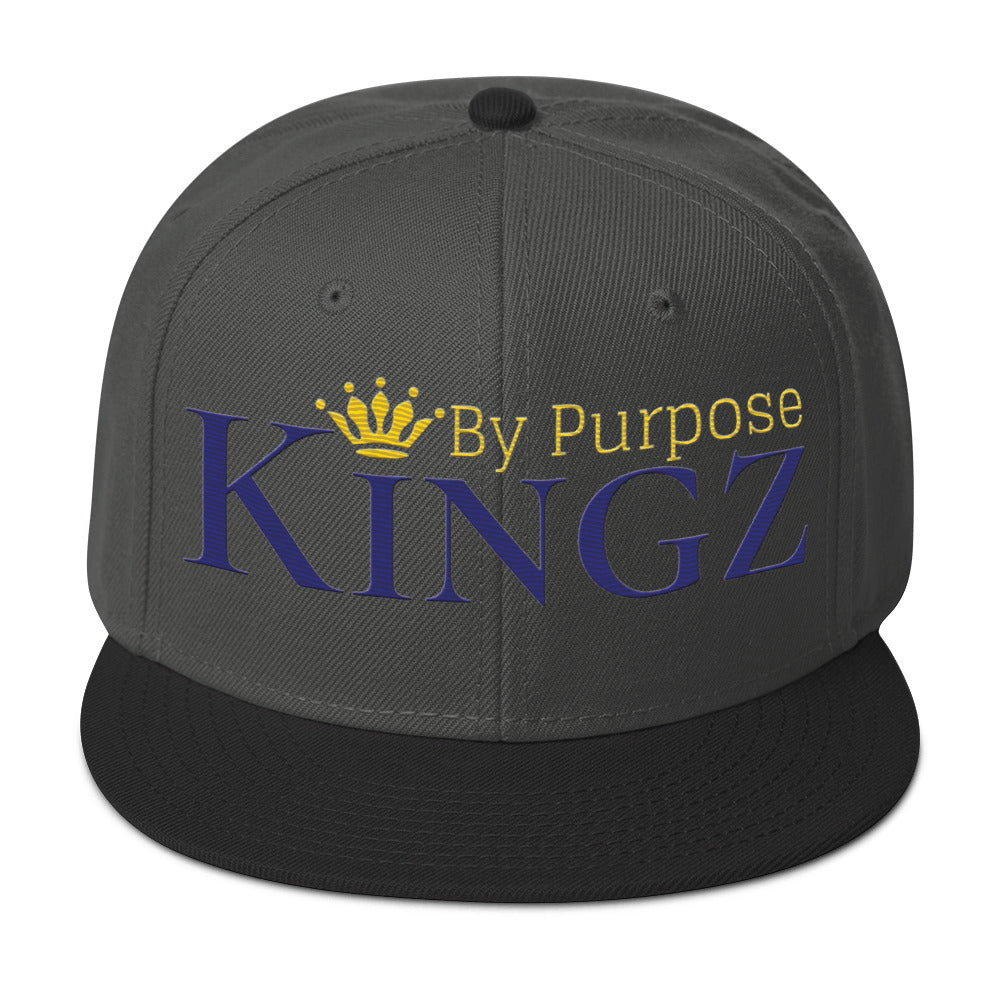 Kingz By Purpose Royal Combo (Purple/Gold/Gold) Snapback