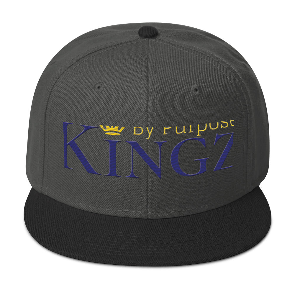 Kingz By Purpose Royal Combo (Purple/Gold/Gold) Snapback