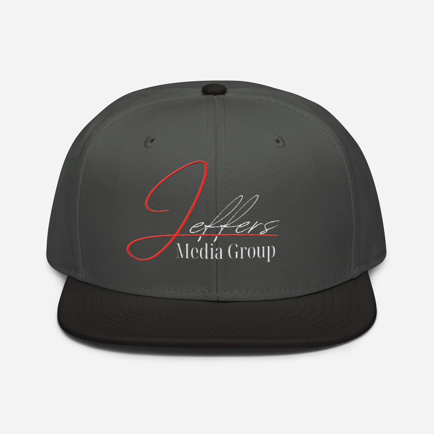Jeffers Media Group Red J/White (Snapback)