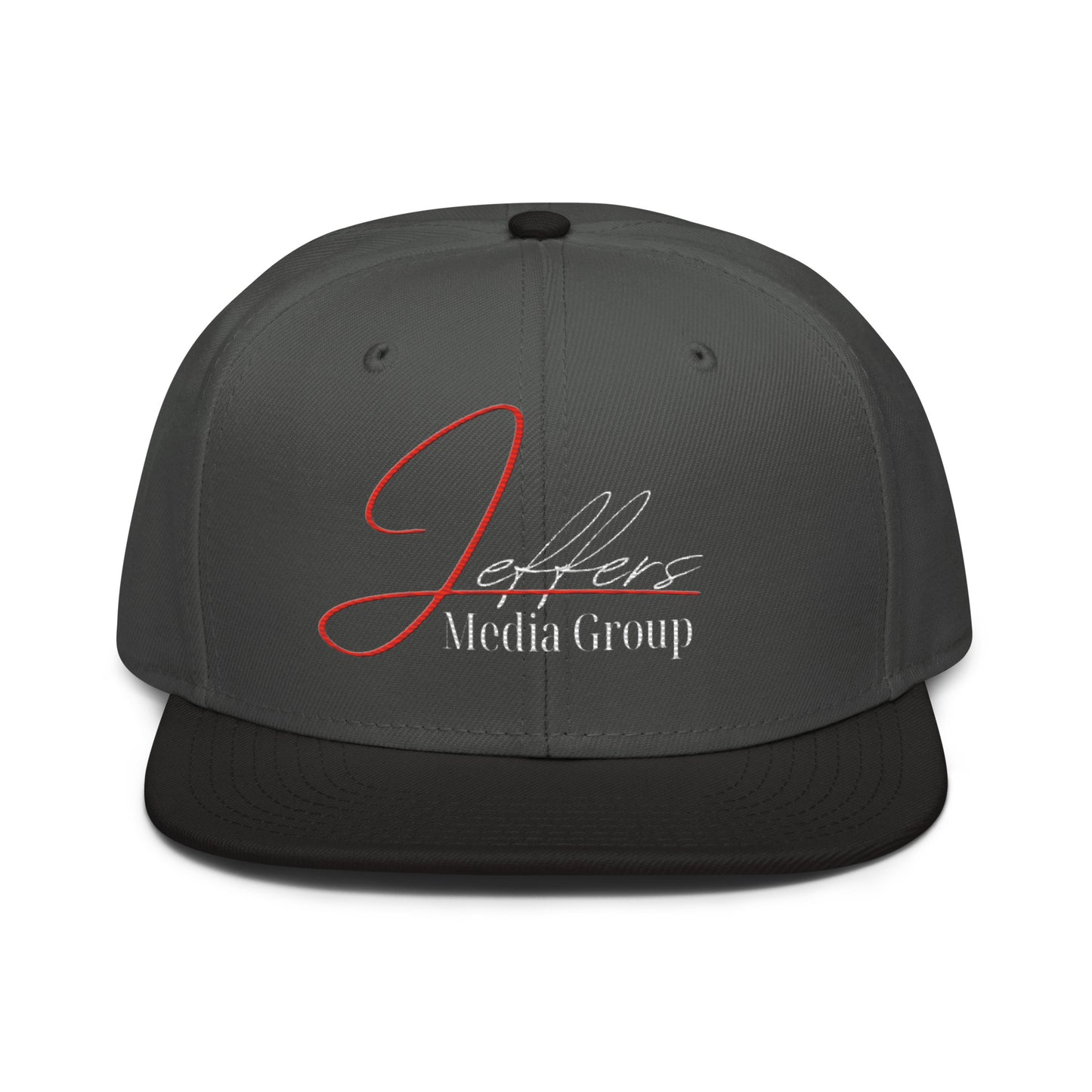 Jeffers Media Group Red J/White (Snapback)