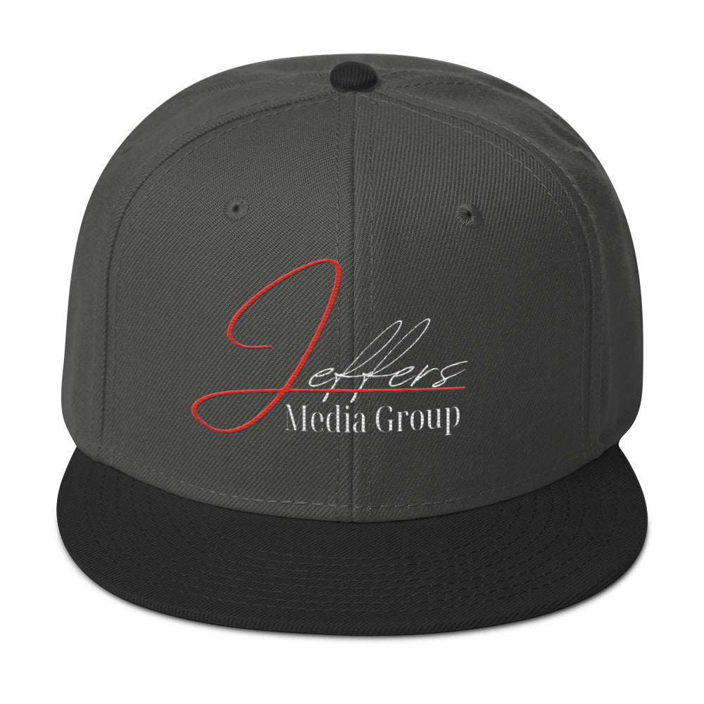 Jeffers Media Group Red J/White (Snapback)