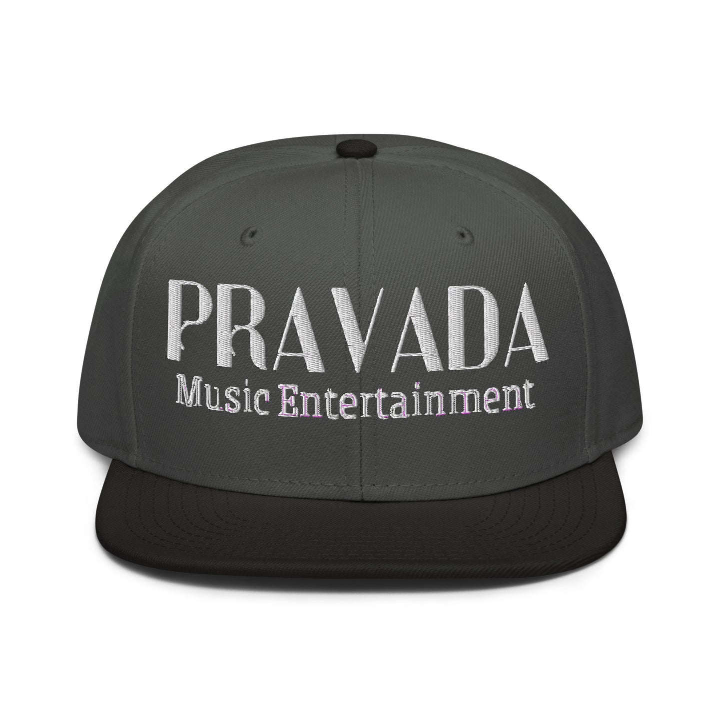 Pravada Music Entertainment White (Snapback)