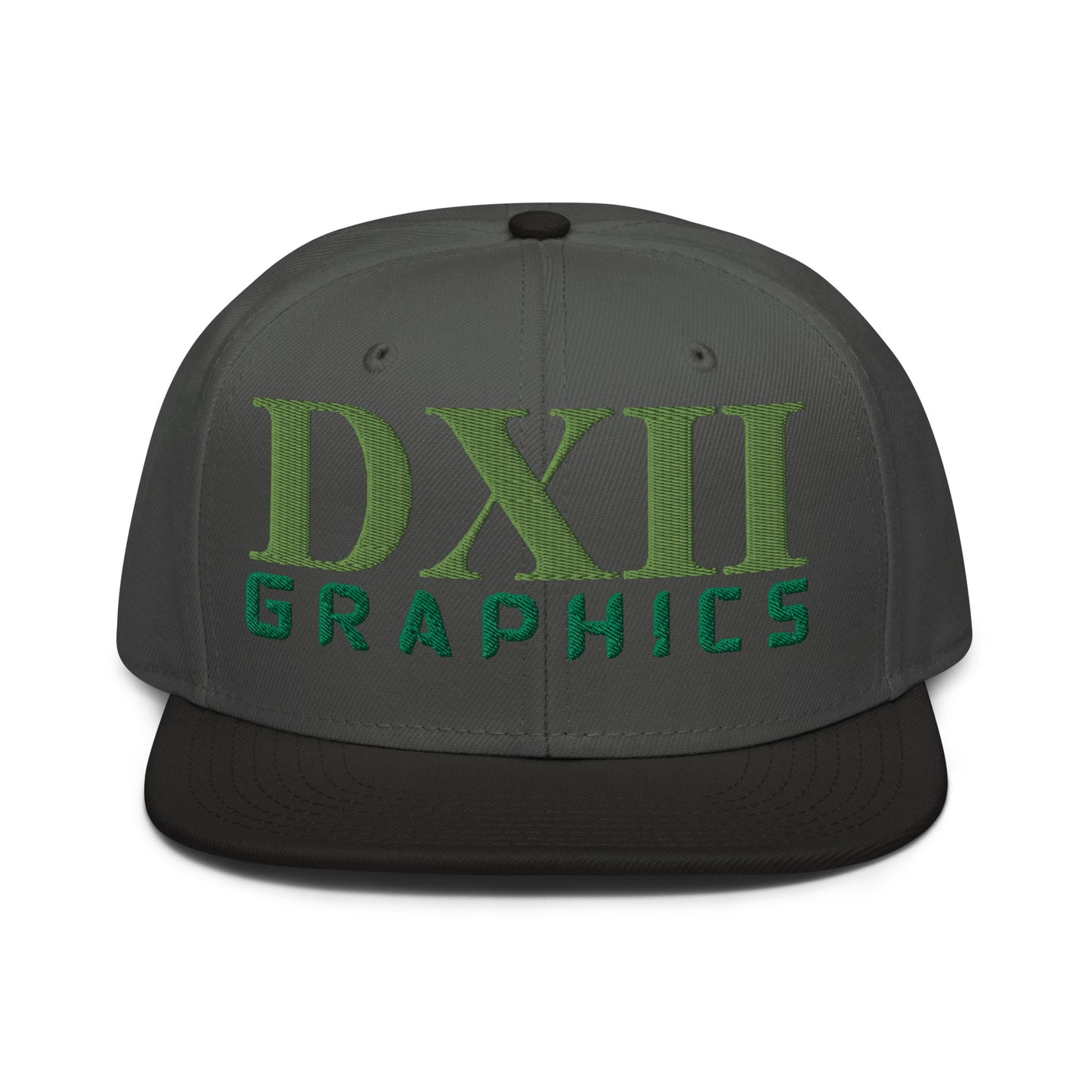 DXII/512 Graphics Kiwi Green/Kelly Green (Snapback)