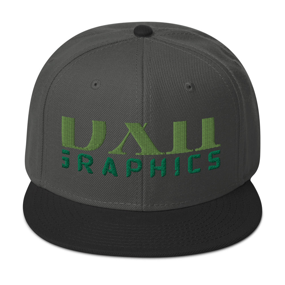DXII/512 Graphics Kiwi Green/Kelly Green (Snapback)