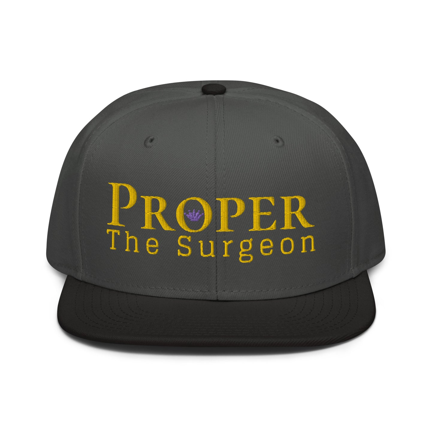 Proper The Surgeon Royal Combo (Gold/Gold/Purple) II Snapback Hat