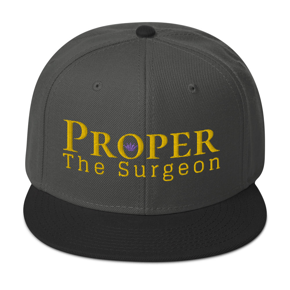 Proper The Surgeon Royal Combo (Gold/Gold/Purple) II Snapback Hat