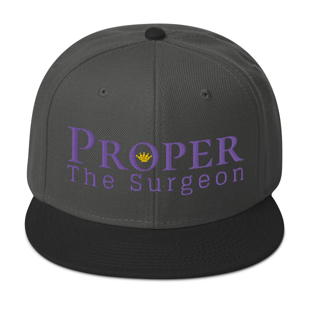 Proper The Surgeon Royal Combo (Lila/Lila/Gold) II Snapback-Mütze