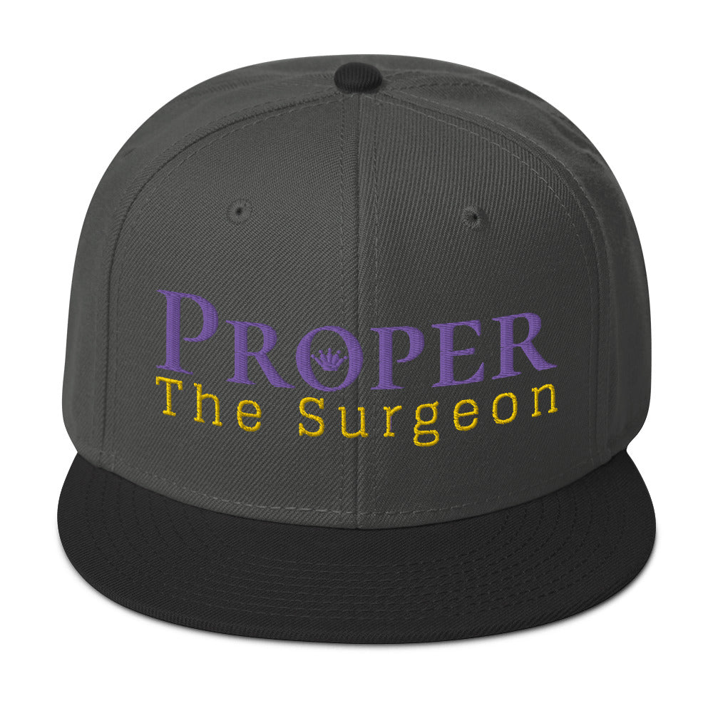 Proper The Surgeon Royal Combo (Purple/Gold/Purple) II Snapback Hat