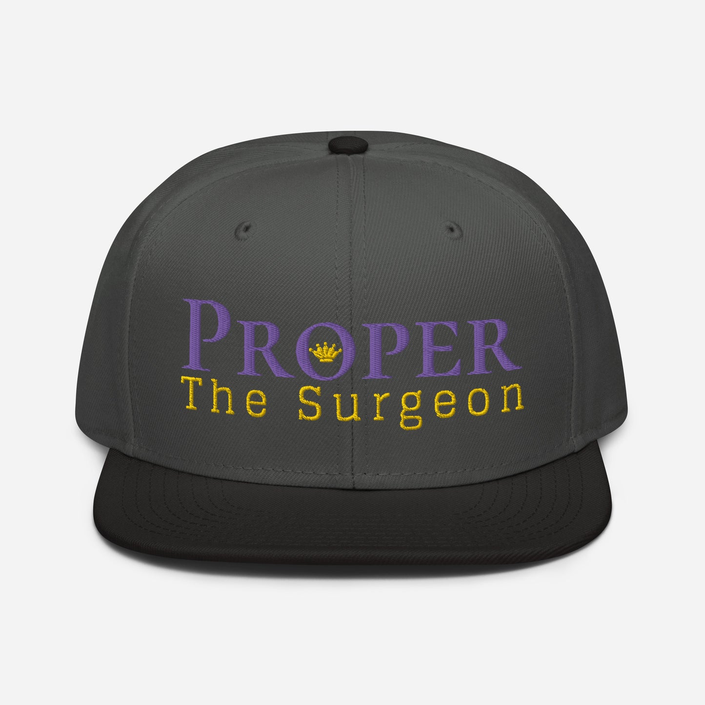 Proper The Surgeon Royal Combo (Purple/Gold/Gold) II Snapback Hat