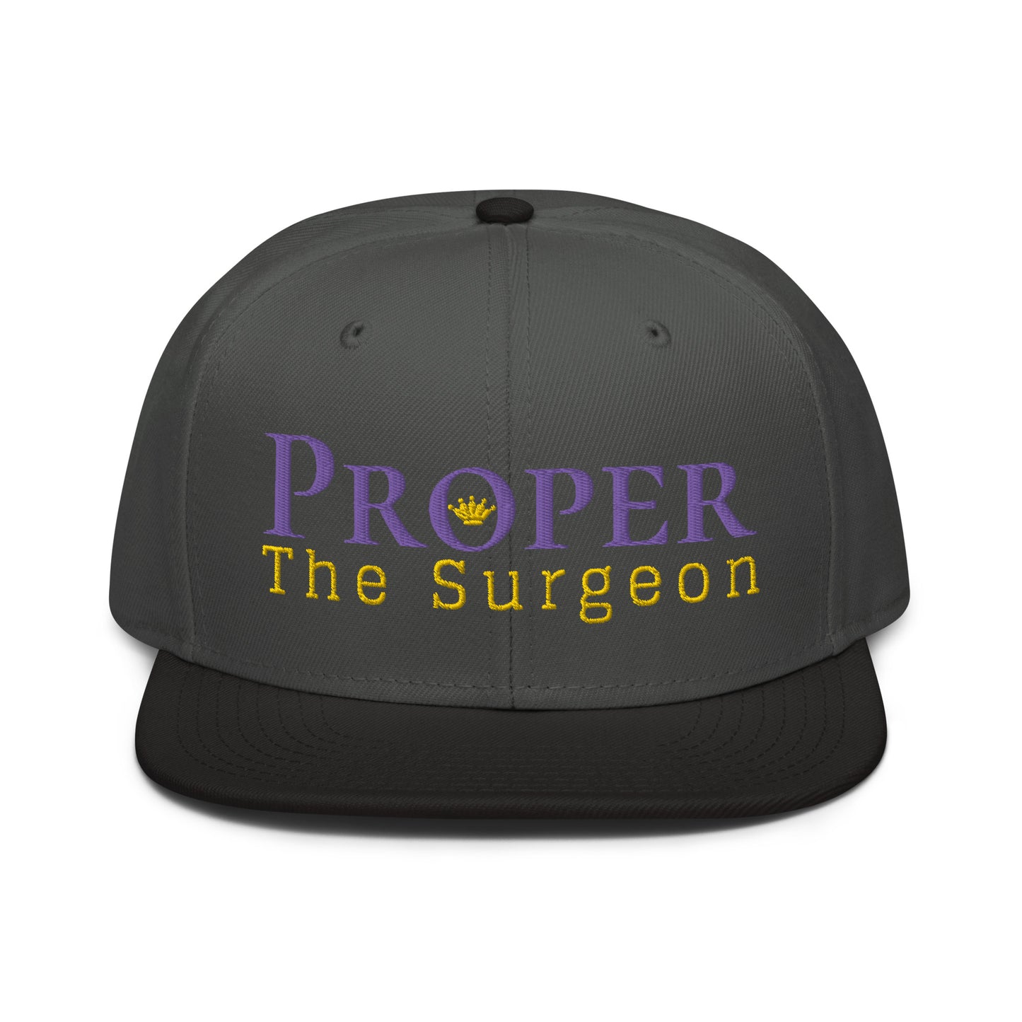 Proper The Surgeon Royal Combo (Purple/Gold/Gold) II Snapback Hat