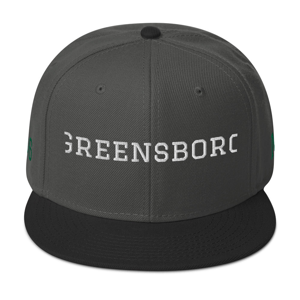 Greensboro ‘White/Kelly Green’ (Snapback)