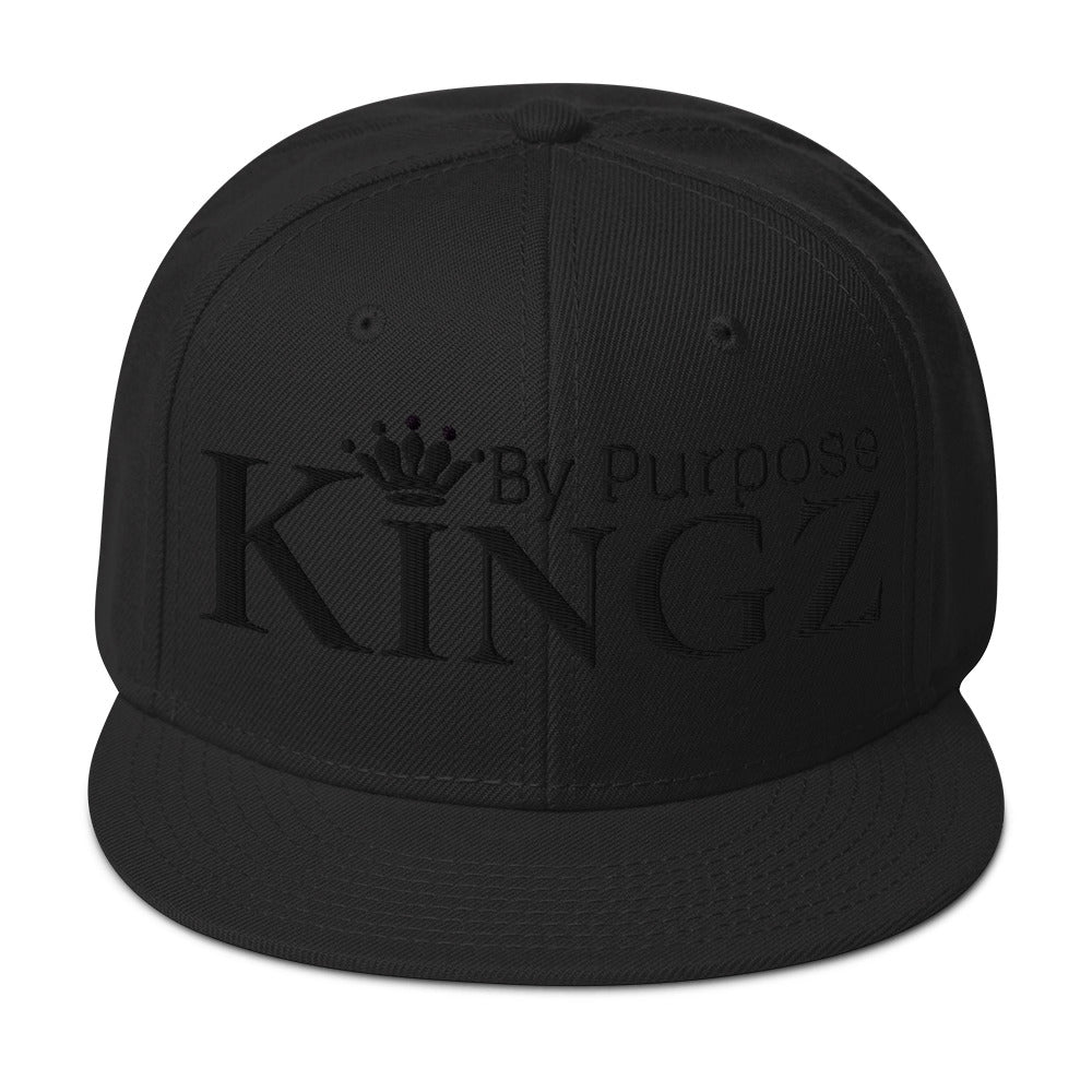 Snapback-Kappe „Kingz By Purpose“ in Schwarz