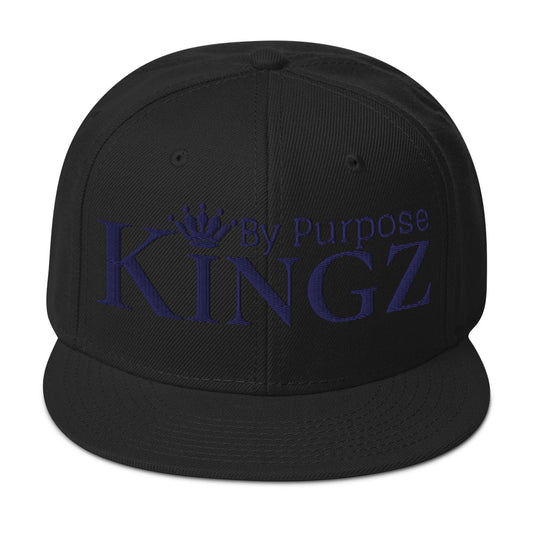 Kingz By Purpose – Snapback-Kappe in Marineblau