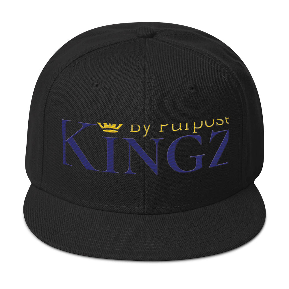 Kingz By Purpose Royal Combo (Purple/Gold/Gold) Snapback