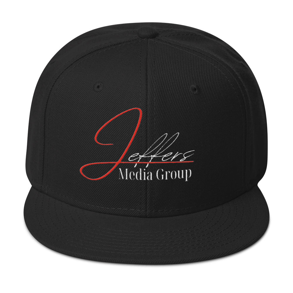 Jeffers Media Group Red J/White (Snapback)