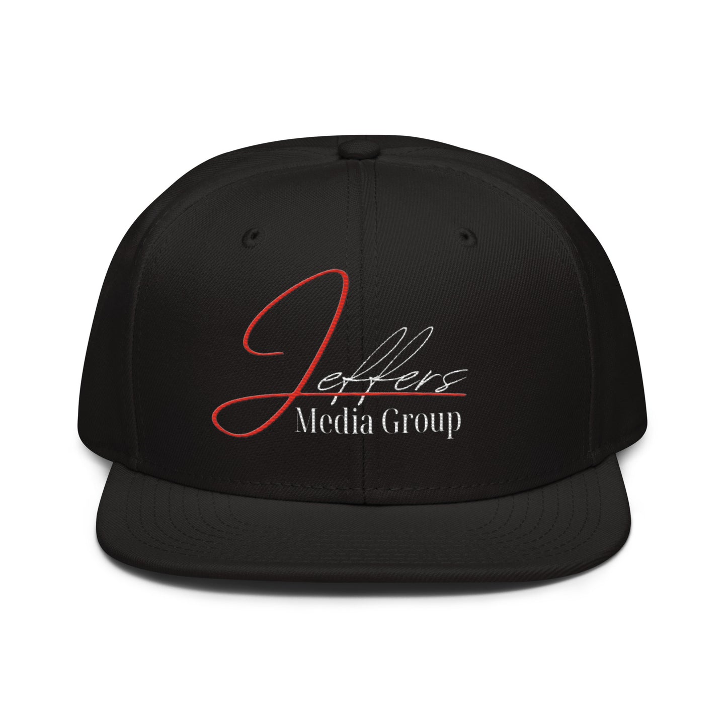 Jeffers Media Group Red J/White (Snapback)