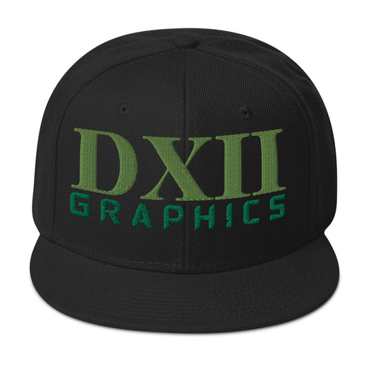 DXII/512 Graphics Kiwi Green/Kelly Green (Snapback)