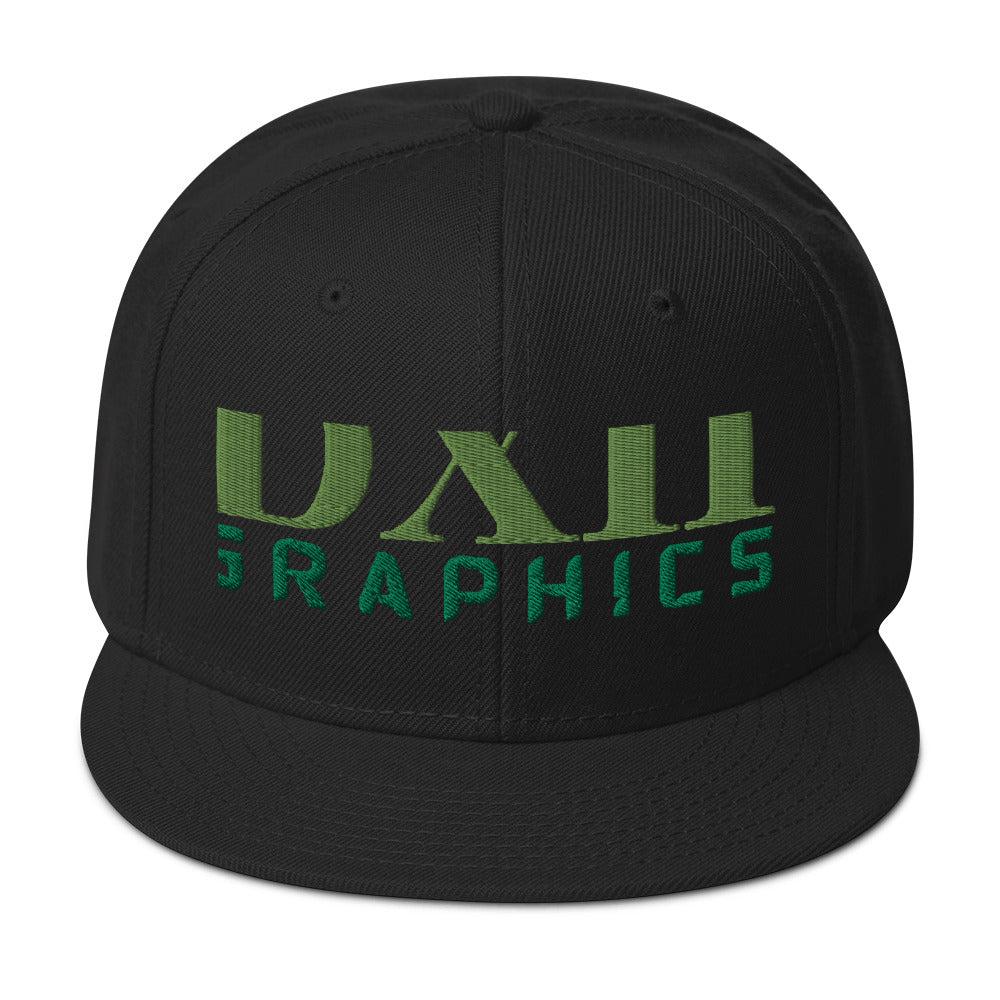 DXII/512 Graphics Kiwi Green/Kelly Green (Snapback)