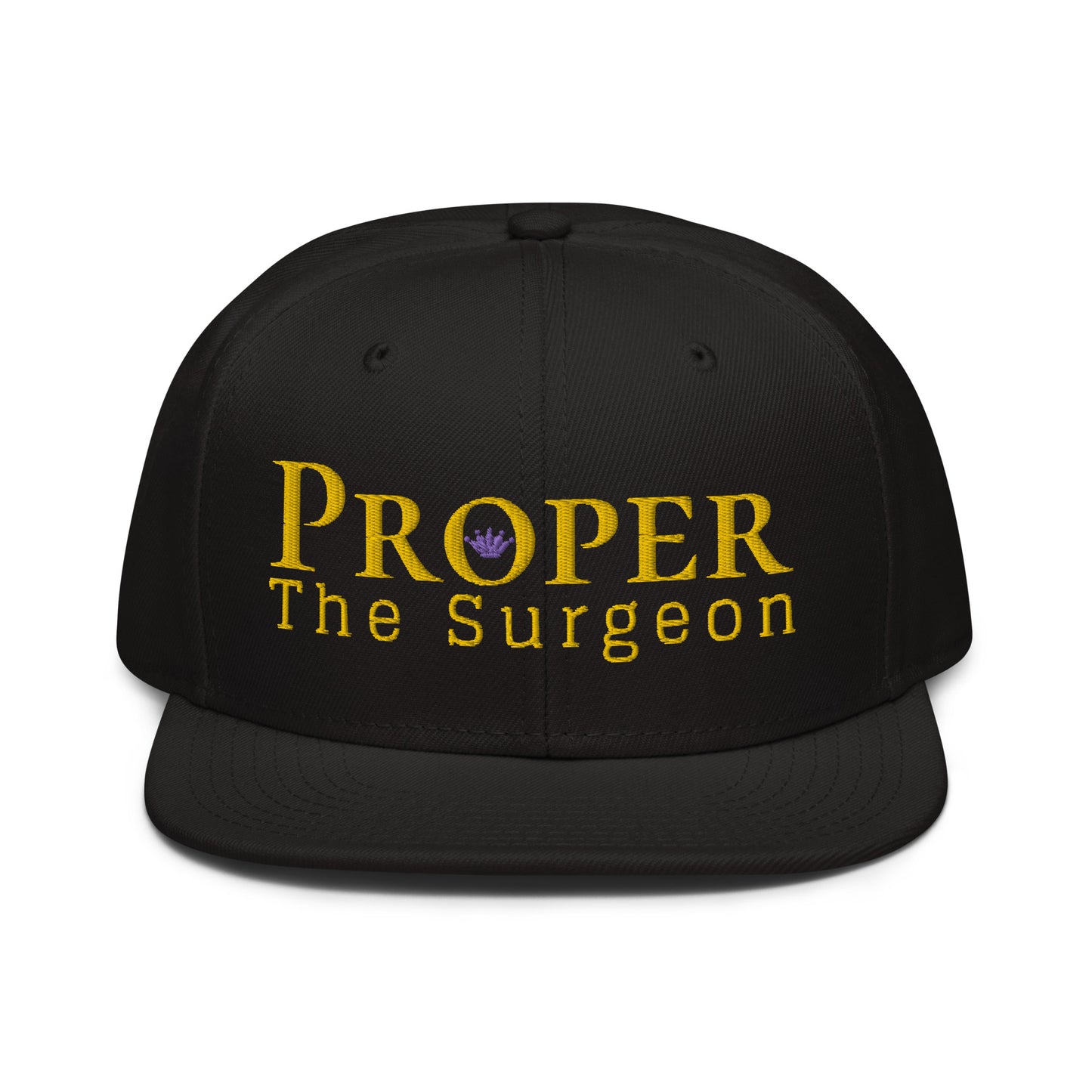 Proper The Surgeon Royal Combo (Gold/Gold/Purple) II Snapback Hat