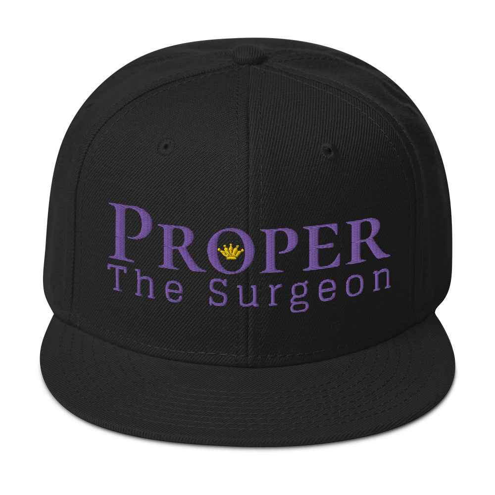 Proper The Surgeon Royal Combo (Lila/Lila/Gold) II Snapback-Mütze