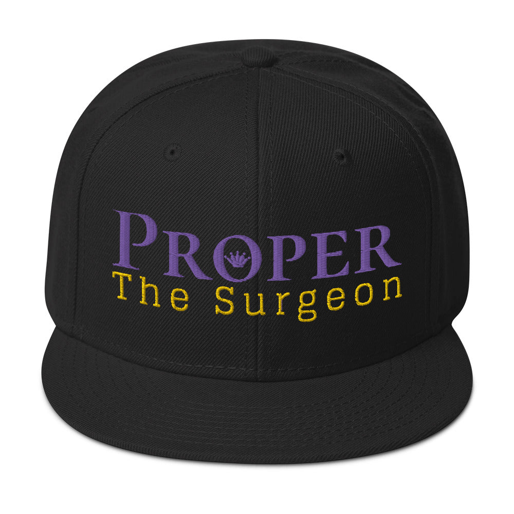 Proper The Surgeon Royal Combo (Purple/Gold/Purple) II Snapback Hat