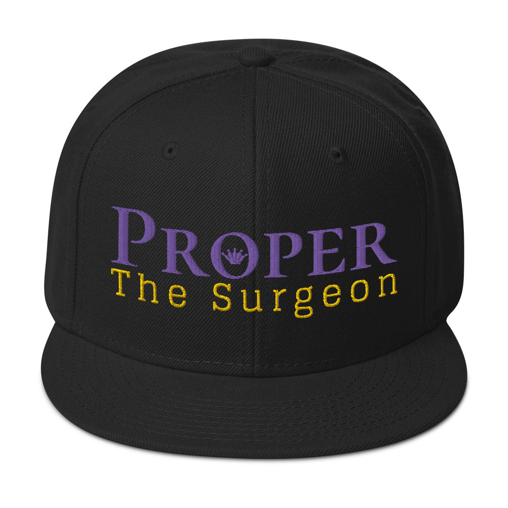 Proper The Surgeon Royal Combo (Purple/Gold/Purple) II Snapback Hat