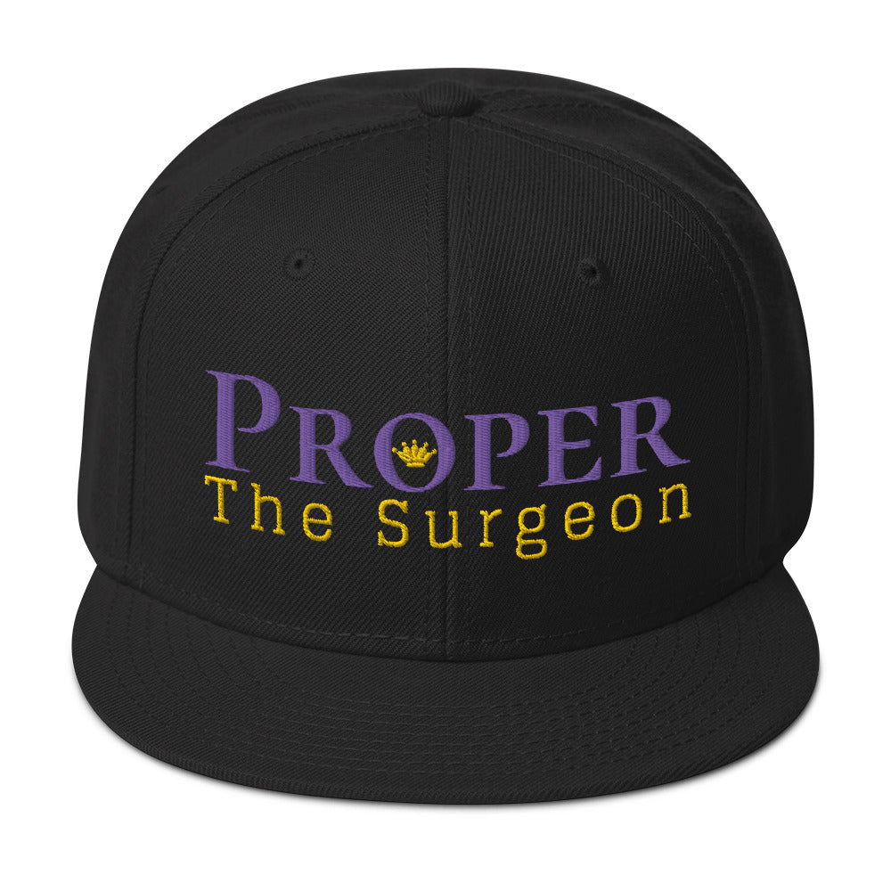 Proper The Surgeon Royal Combo (Purple/Gold/Gold) II Snapback Hat