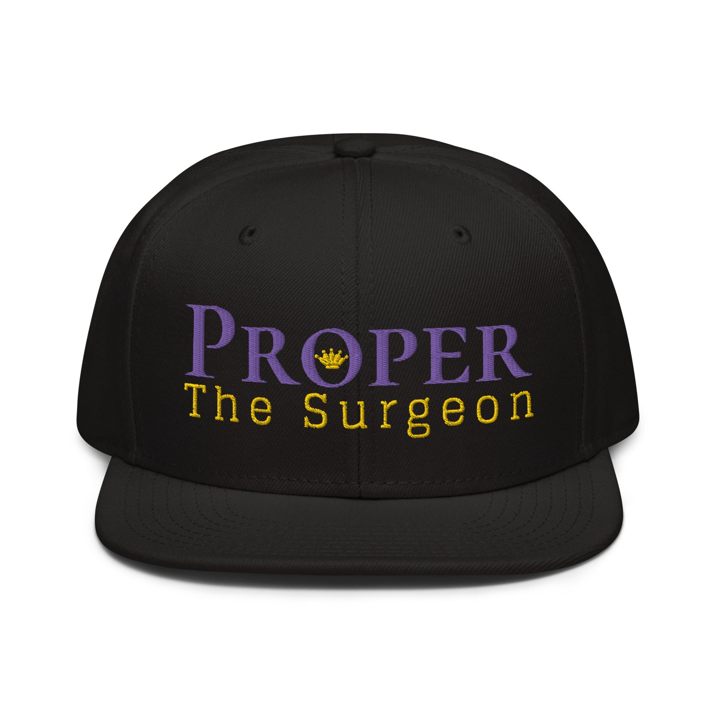 Proper The Surgeon Royal Combo (Purple/Gold/Gold) II Snapback Hat
