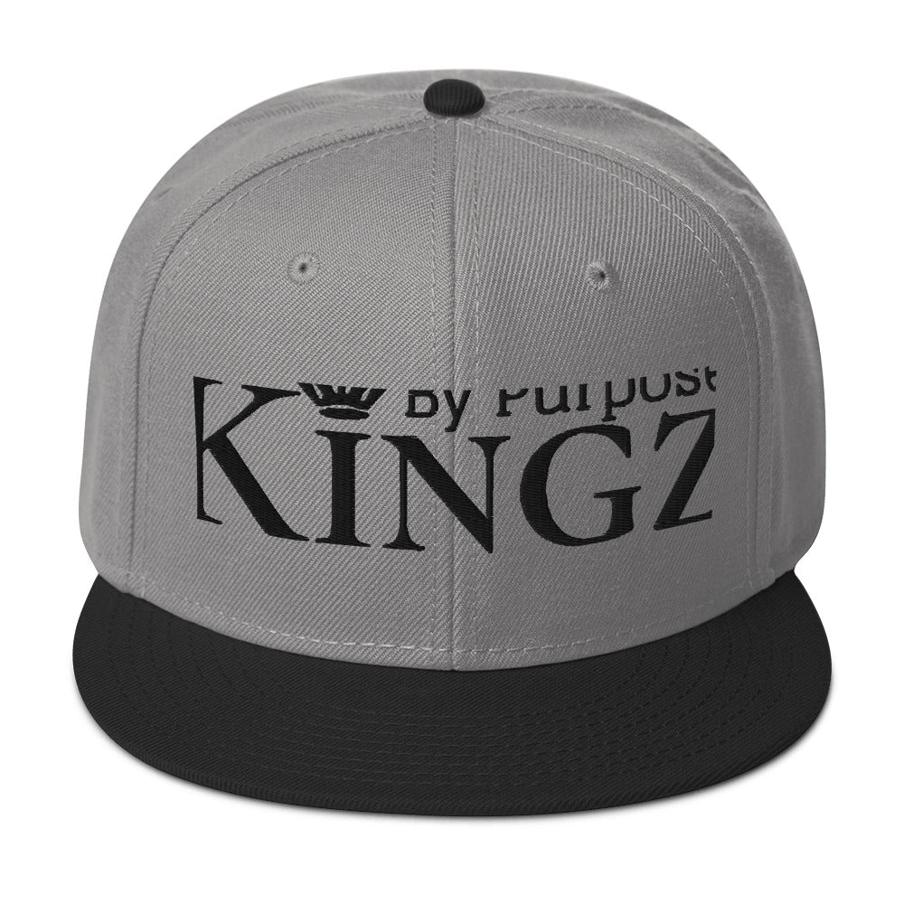 Snapback-Kappe „Kingz By Purpose“ in Schwarz