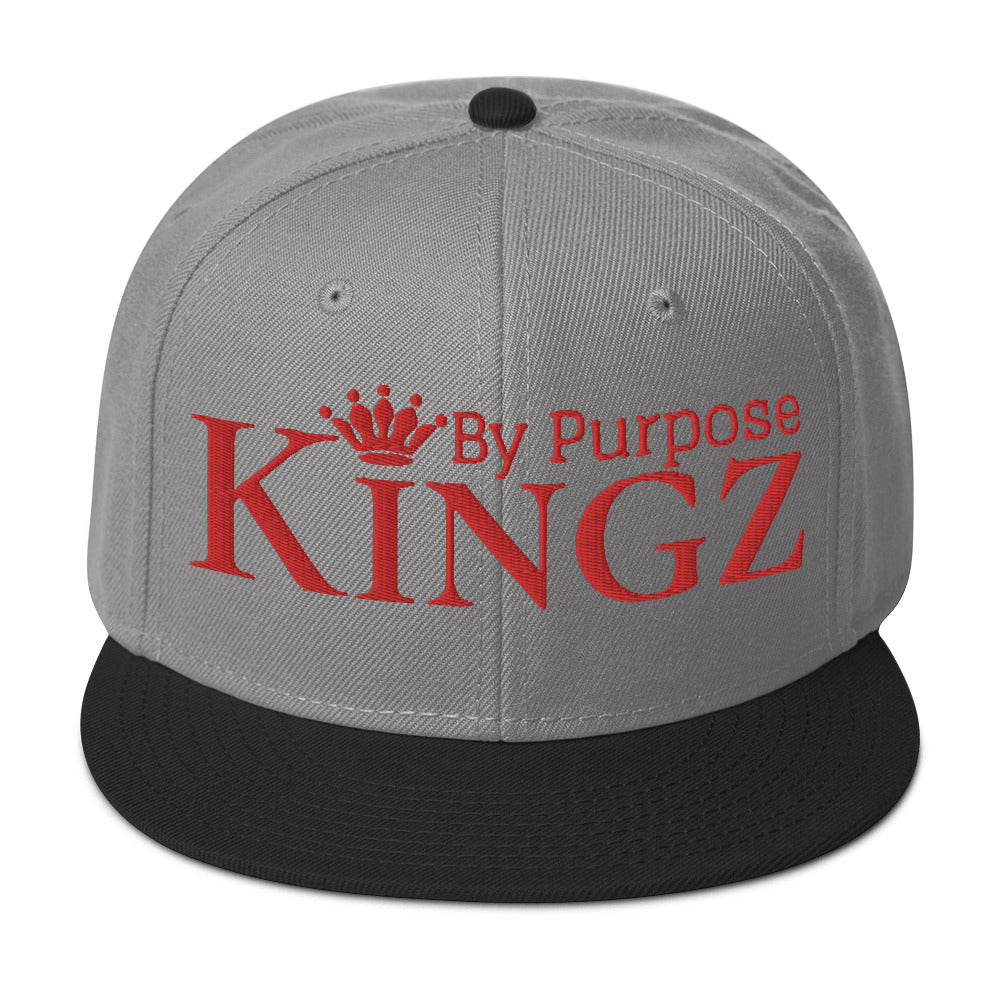 Kingz By Purpose Snapback-Kappe „Wolfpack“ in Rot