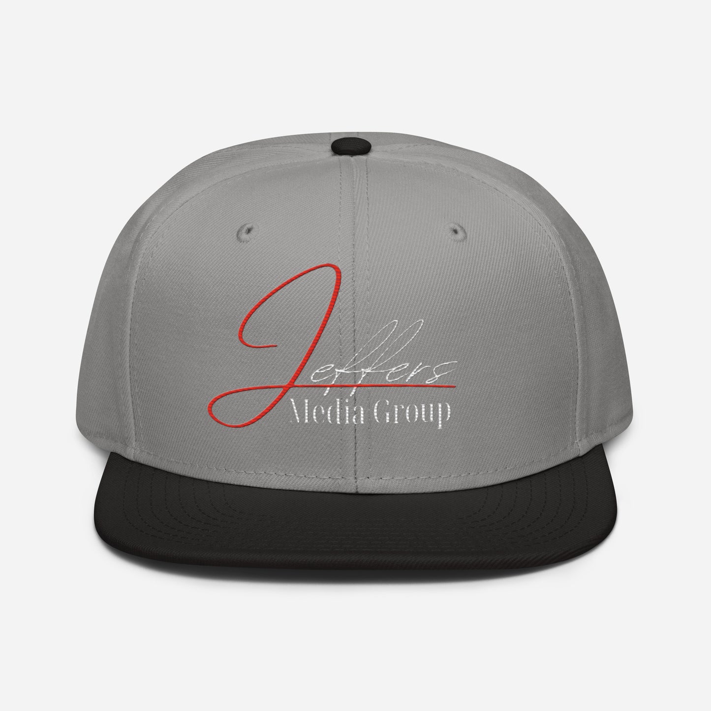 Jeffers Media Group Red J/White (Snapback)