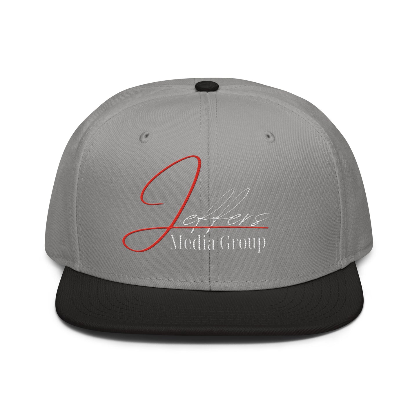 Jeffers Media Group Red J/White (Snapback)