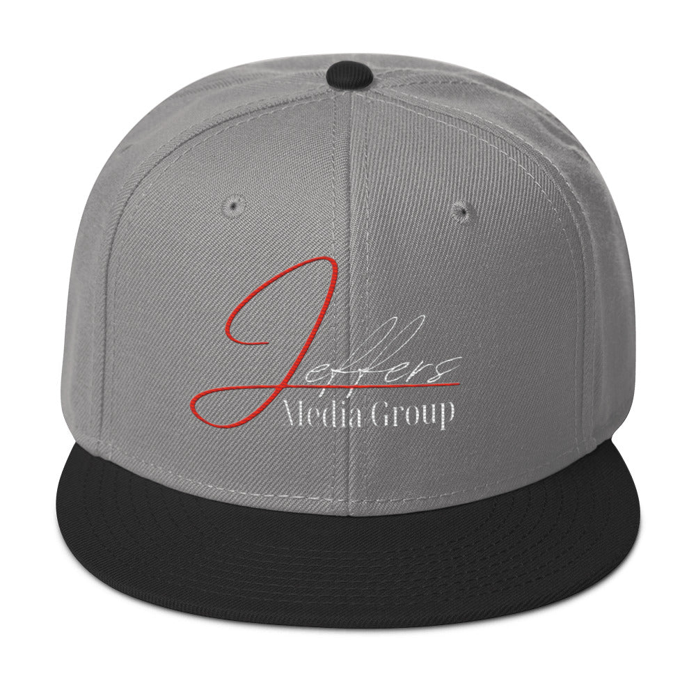 Jeffers Media Group Red J/White (Snapback)