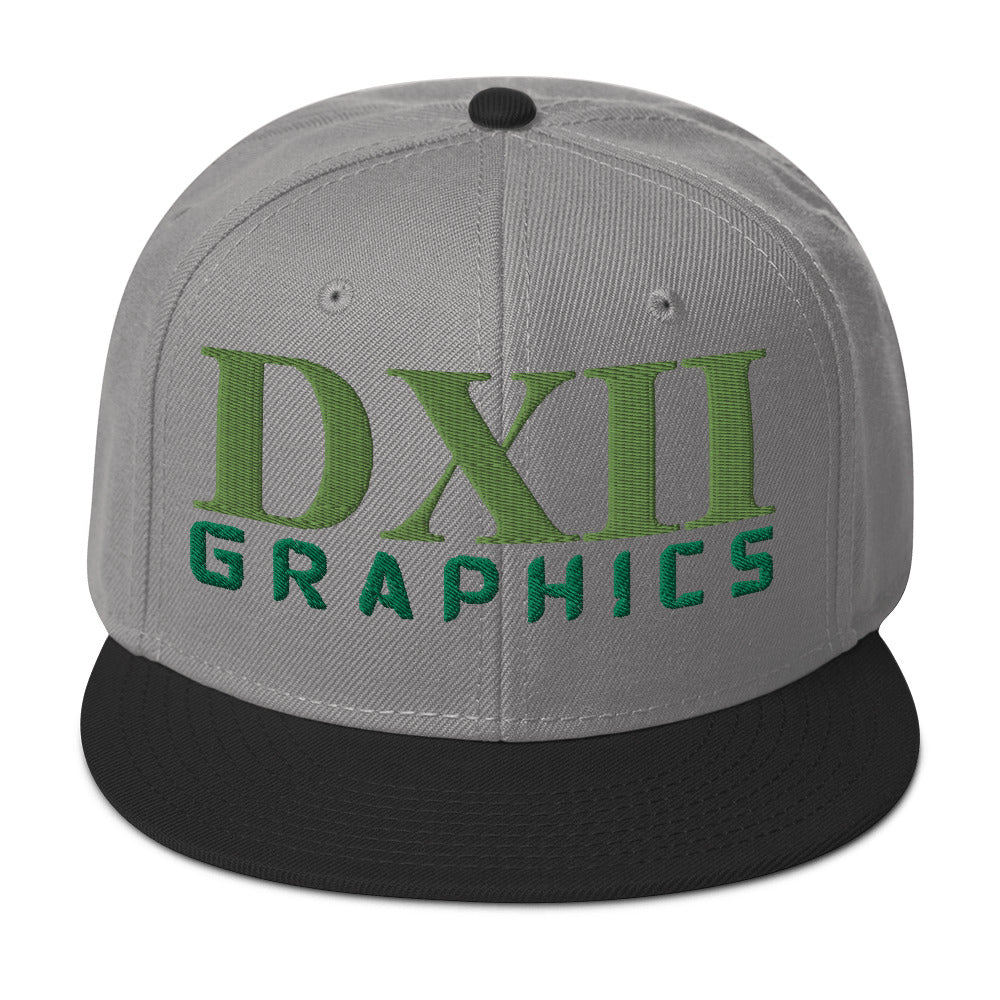 DXII/512 Graphics Kiwi Green/Kelly Green (Snapback)