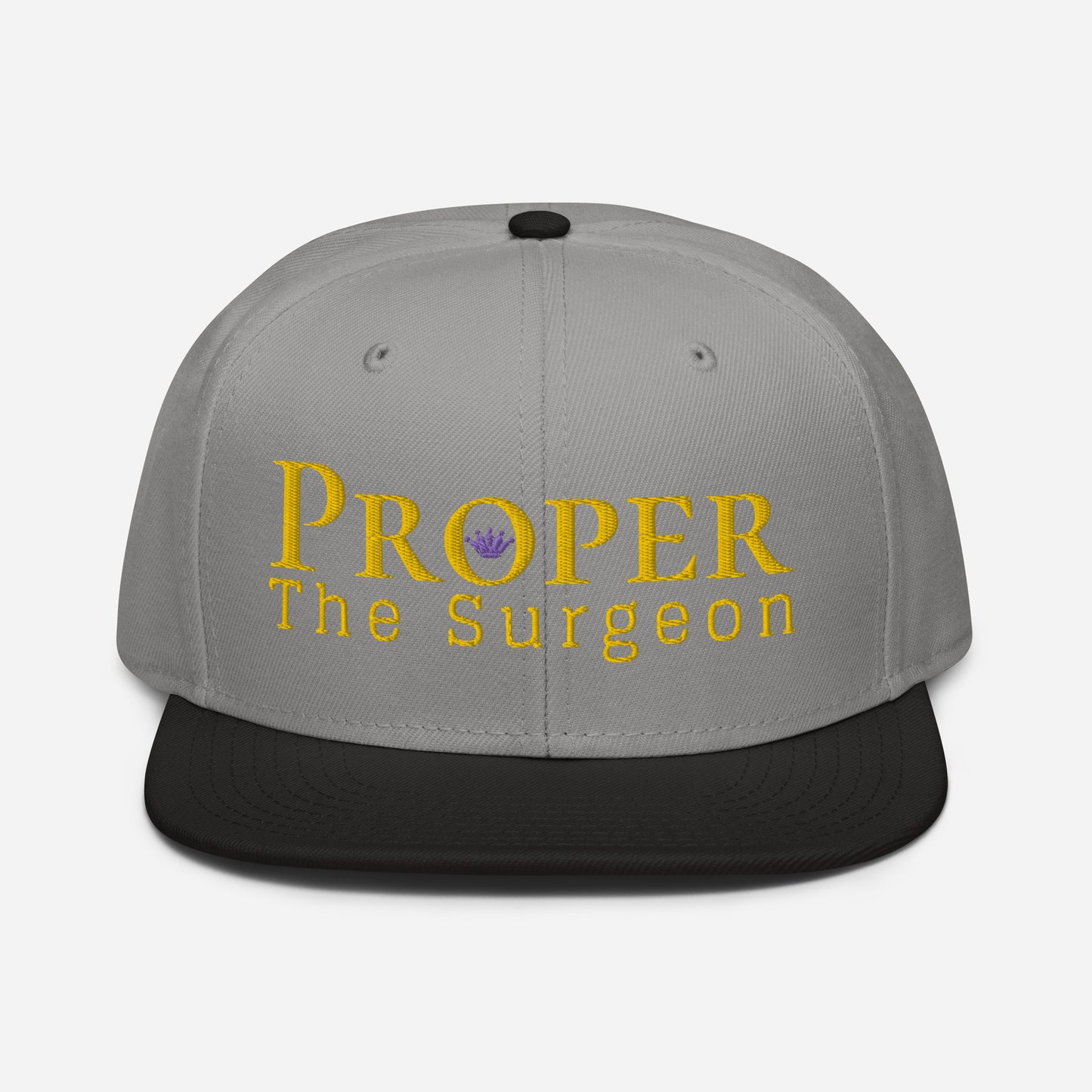 Proper The Surgeon Royal Combo (Gold/Gold/Purple) II Snapback Hat