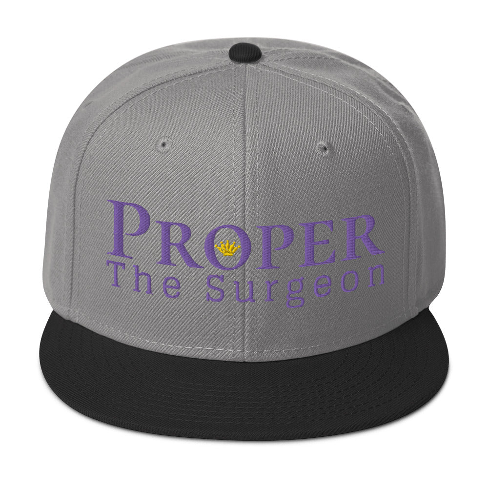 Proper The Surgeon Royal Combo (Lila/Lila/Gold) II Snapback-Mütze