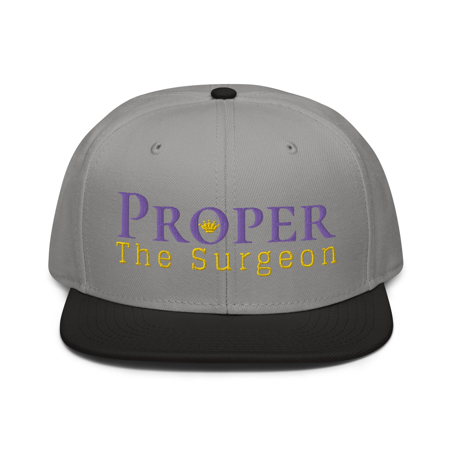 Proper The Surgeon Royal Combo (Purple/Gold/Gold) II Snapback Hat