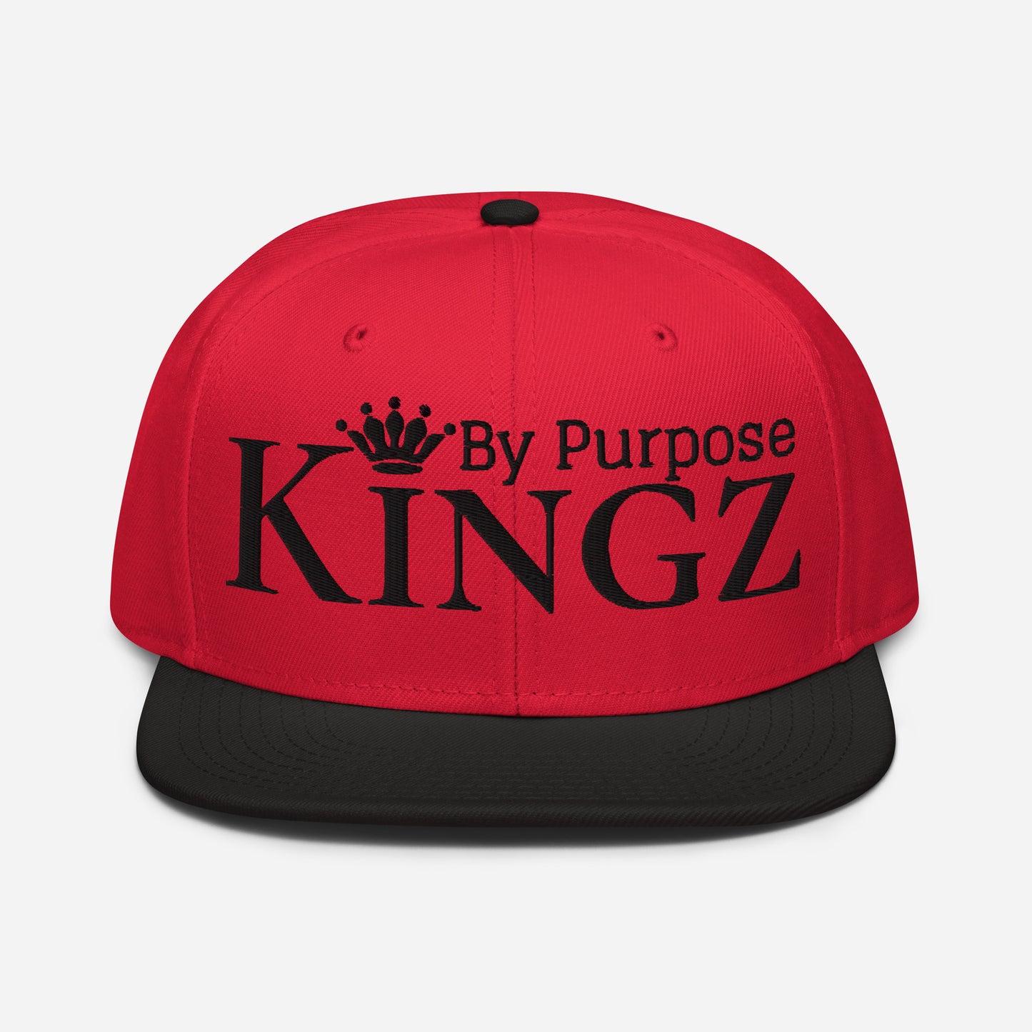 Snapback-Kappe „Kingz By Purpose“ in Schwarz