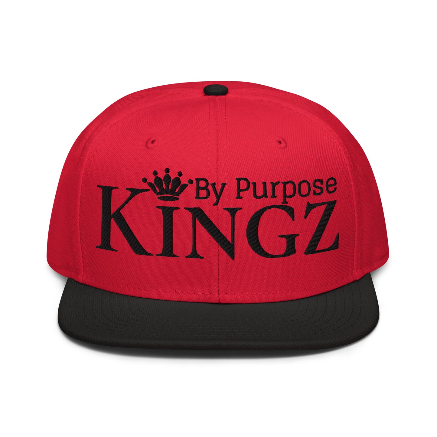 Snapback-Kappe „Kingz By Purpose“ in Schwarz
